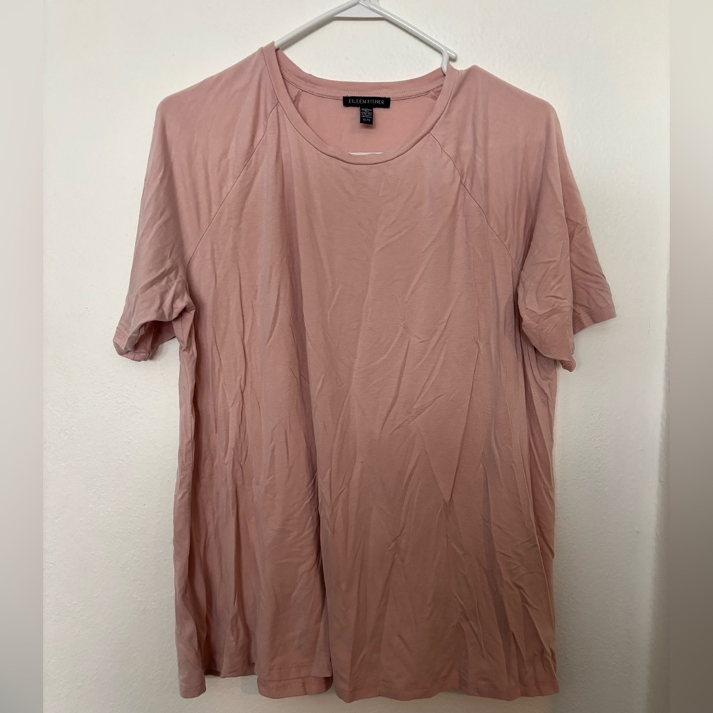Eileen fisher pink tshirt
